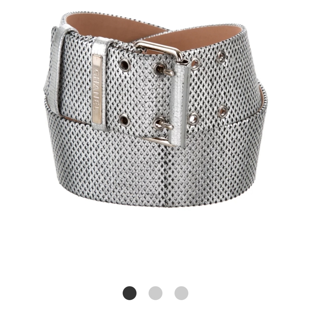 Chanel Metallic Belt